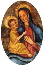 Affresco di Nostra Signora del Deserto